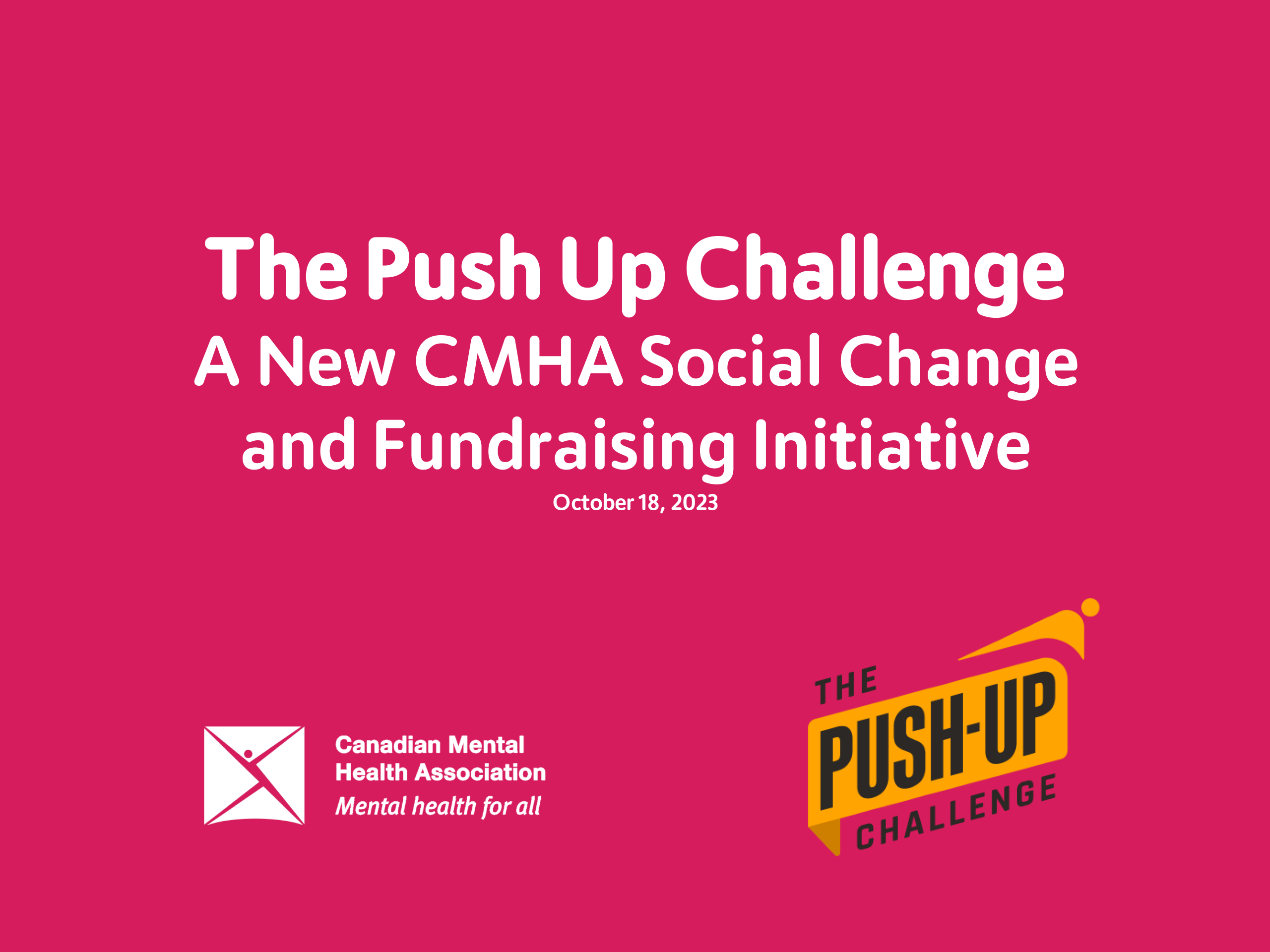 The Push-Up Challenge - CMHA Northern BC Branch